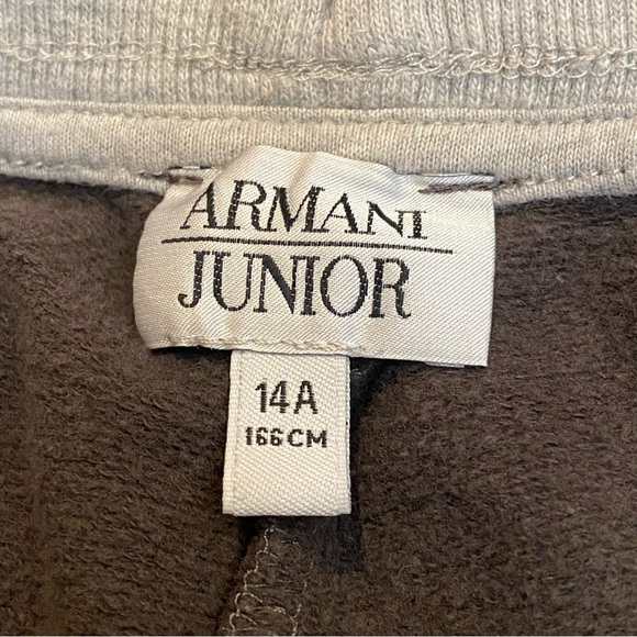 ARMANI JUNIOR Gray Jogger Sweatpants Size 14 Yrs-Unisex - Picture 6 of 8
